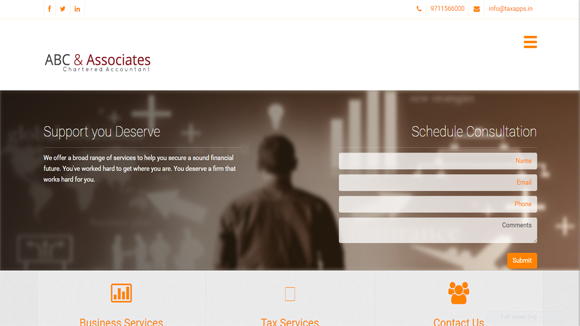 Taxapps Website Design 567